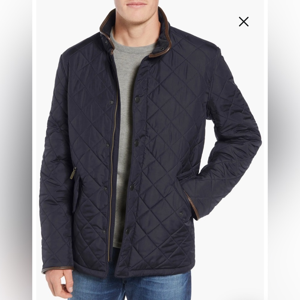 Barbour Men’s Navy Quilted Jacket